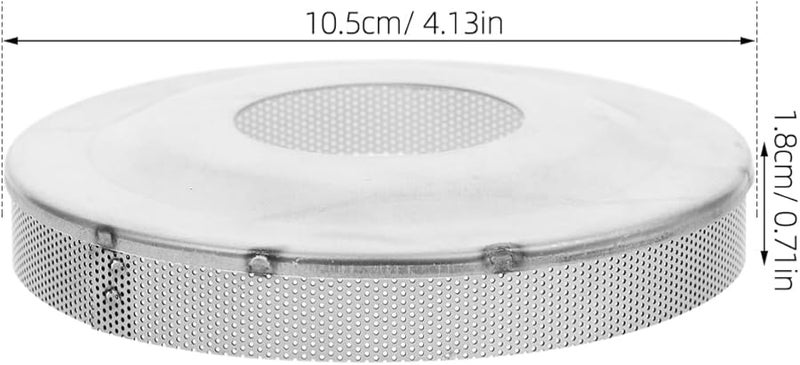 Commercial Cotton Candy Machine Cover Stainless Steel Mesh Sugar Dispenser 10.2cm - Image 2